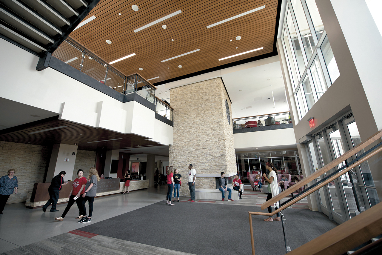 Here is another look at the changes inside the Bone Student Center.