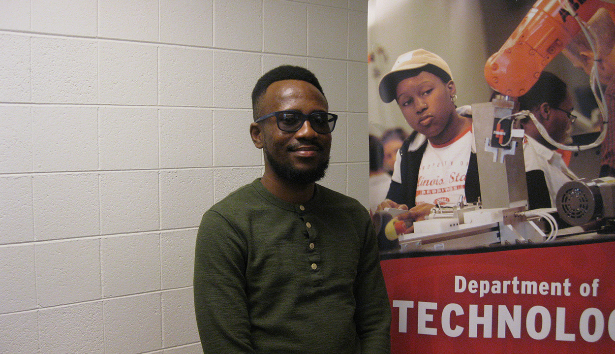 Joseph Aderoju, technology graduate student