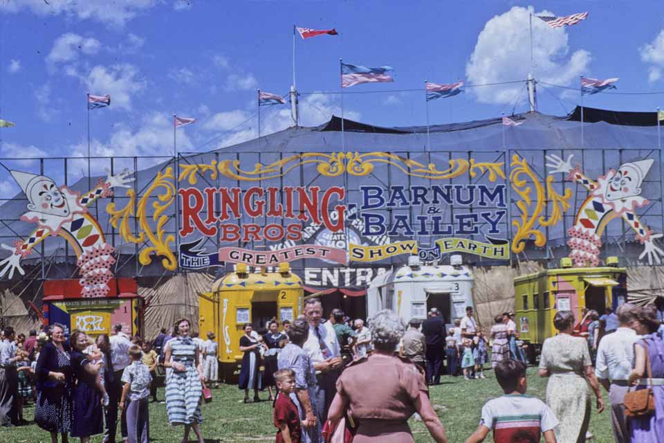 1953 circus entrance