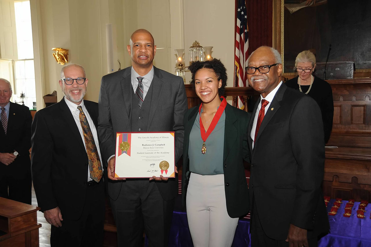 Radiance Campbell receives Lincoln Laureate award