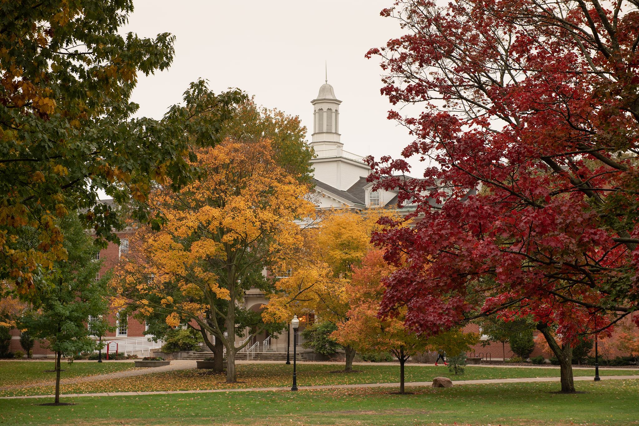 Illinois State Quad in the fall