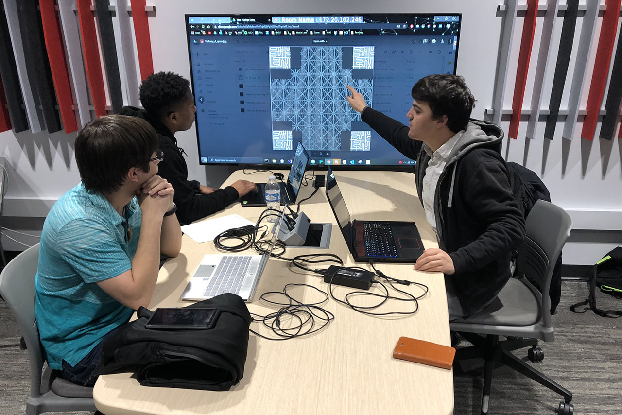 Illinois State students work on their video game