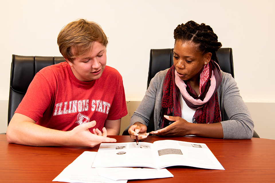 Career advisors help students identify post graduation options, including graduate school.