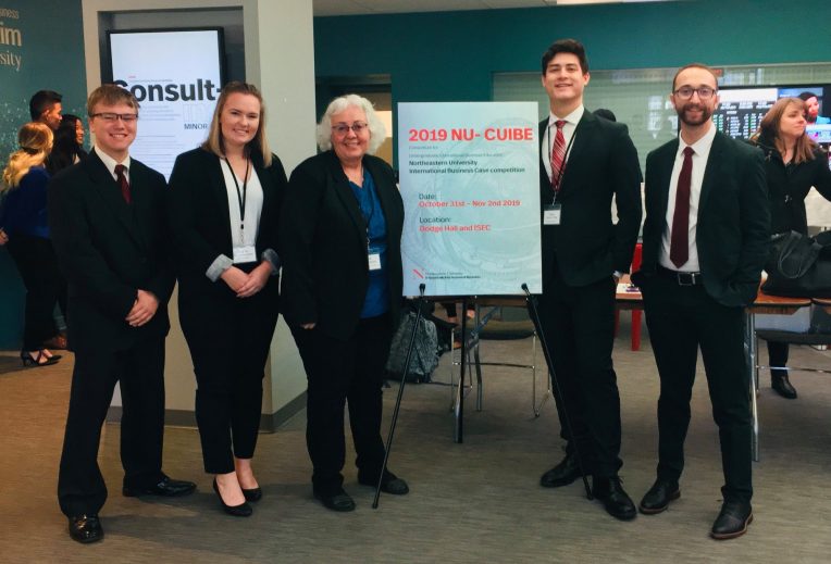 IB Students at Case Competition in 2019