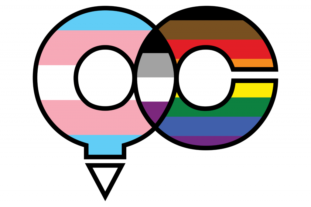 Q and C as a logo for Queer Coalition