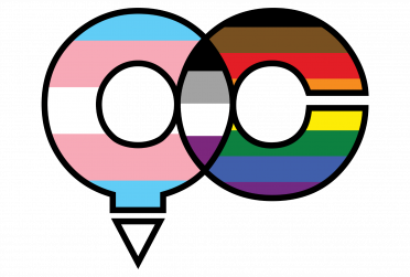 Q and a C for the ISU Queer Coalition logo