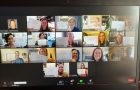 Eckelmann-Taylor Speech and Hearing Clinic faculty and staff on a Zoom call