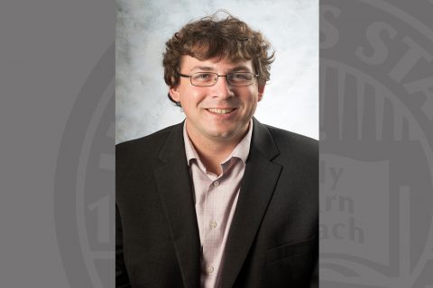 Dr. Luke Russell, assistant professor in the Department of Family and Consumer Sciences