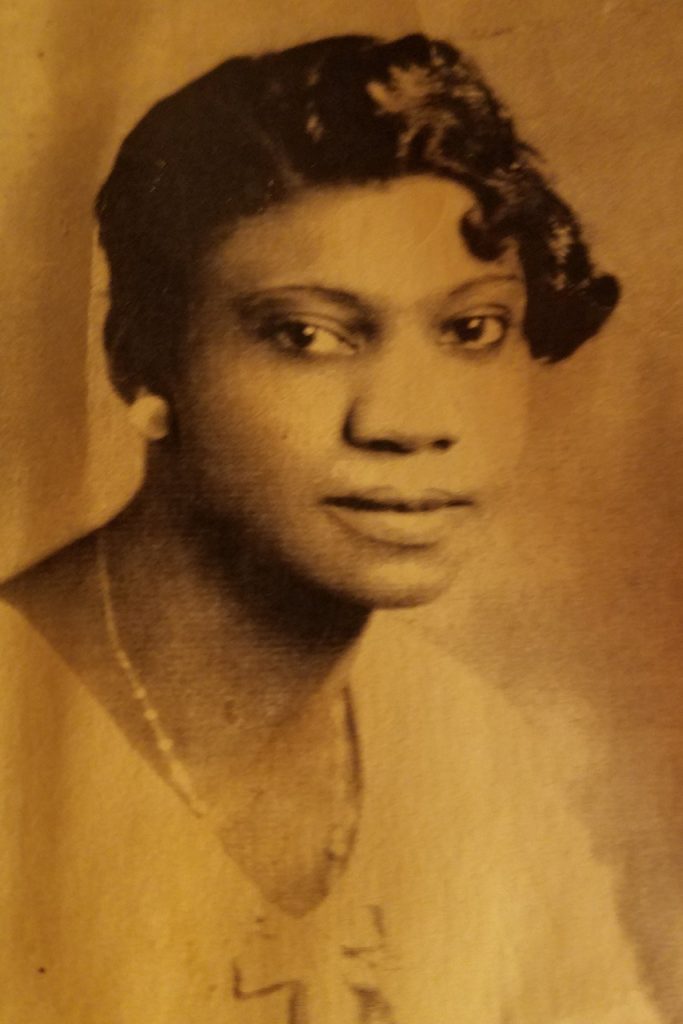vintage photo of woman