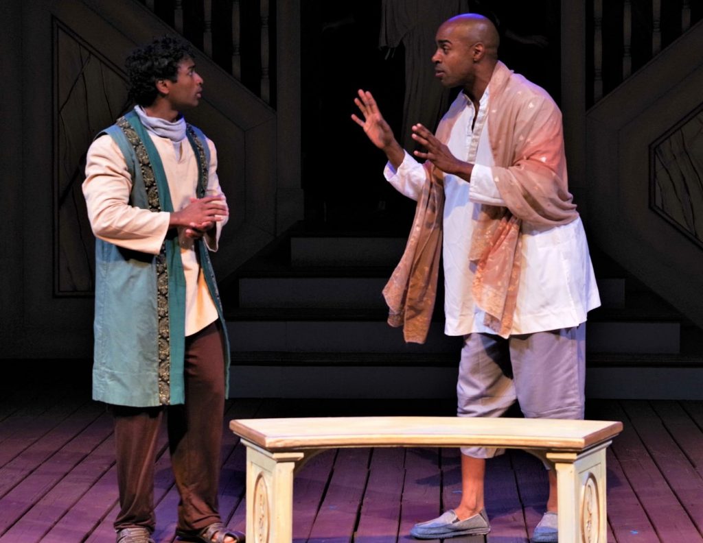 Ben Mathew and Chauncy Thomas in "The Winter's Tale"