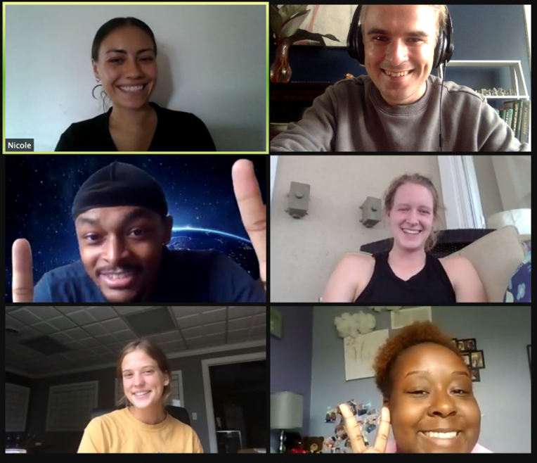 Photo of STEP-UP virtual meeting participants.