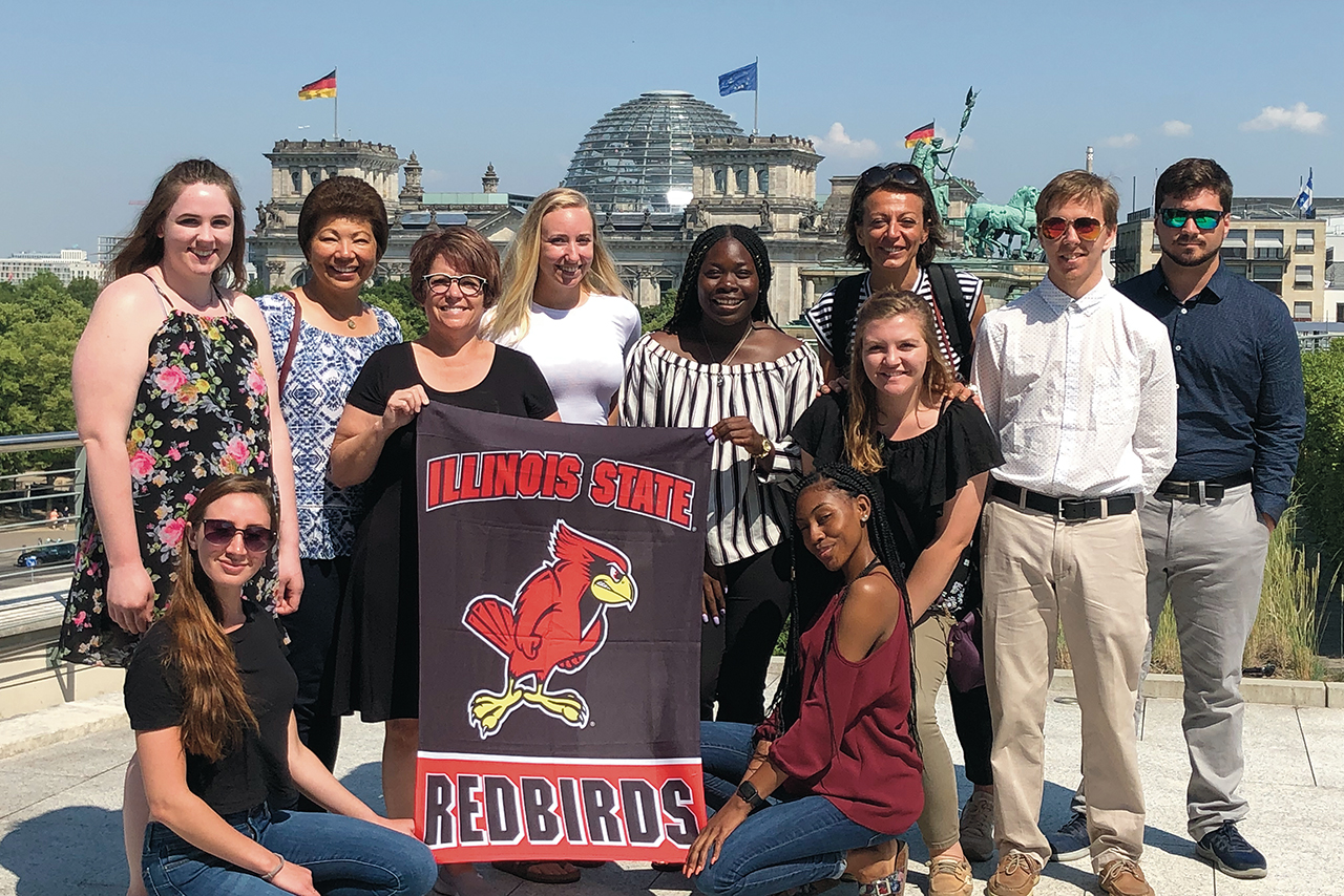 Illinois State students learned how injustice could spread throughout a continent during a two-week trip in 2019 to Europe