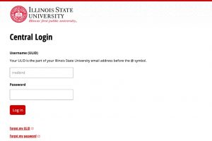 Screenshot of new Central Login screen with the ISU logo and seal at the top left followed by text boxes for user's Username (ULID) and password