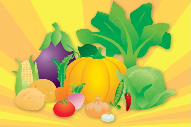 Animated picture of vegetables