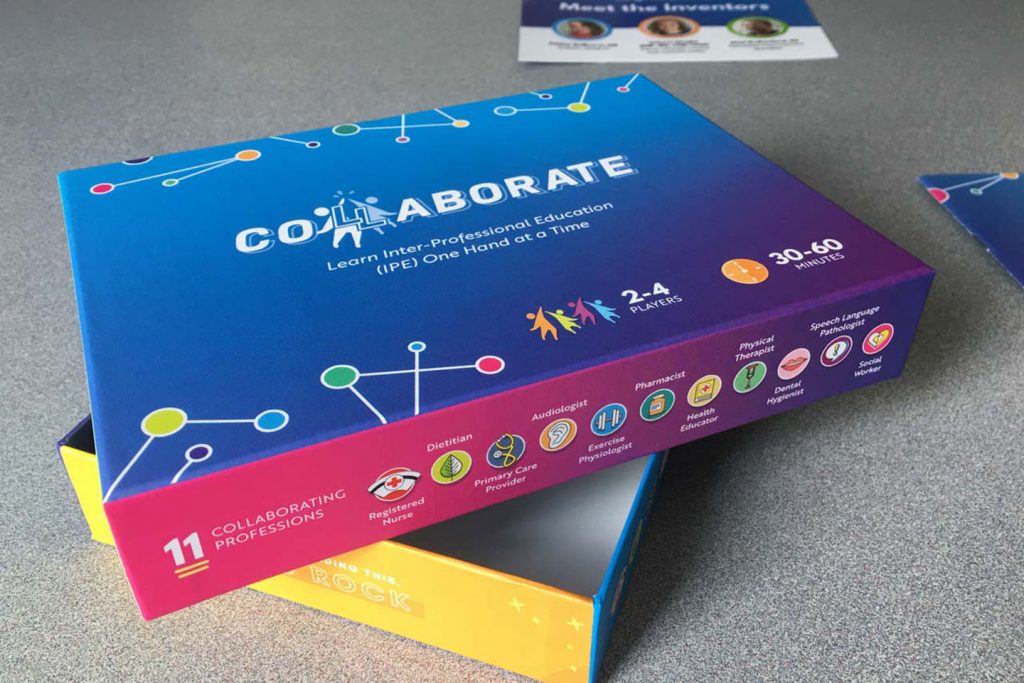 Collaborate card game box