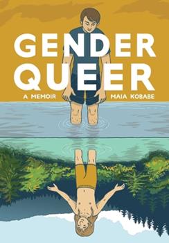 book cover with words Gender queer: A memoir, Maia Kobabe