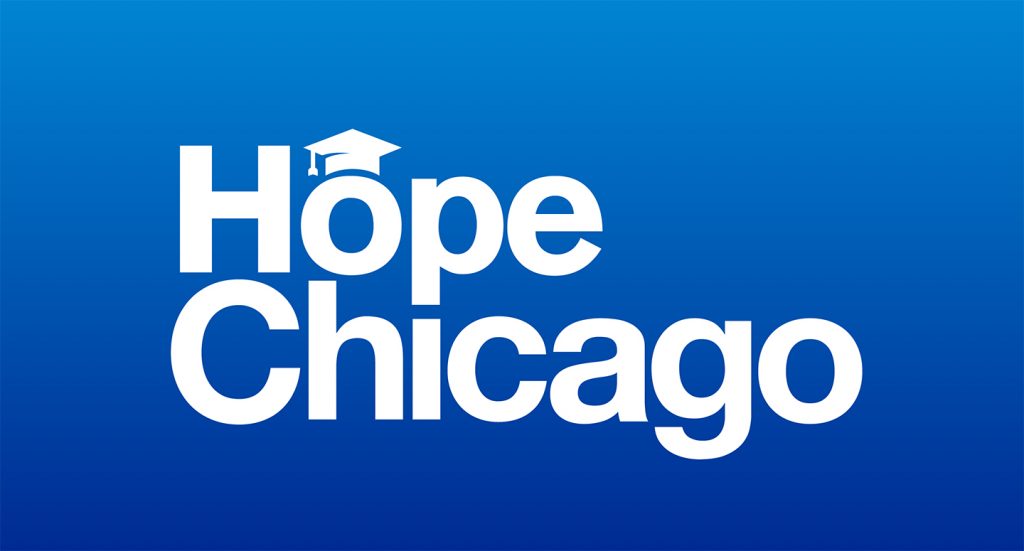 Logo with the words Hope Chicago 