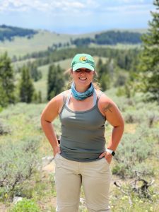 Gracie Stevens in the Bighorn Mountains