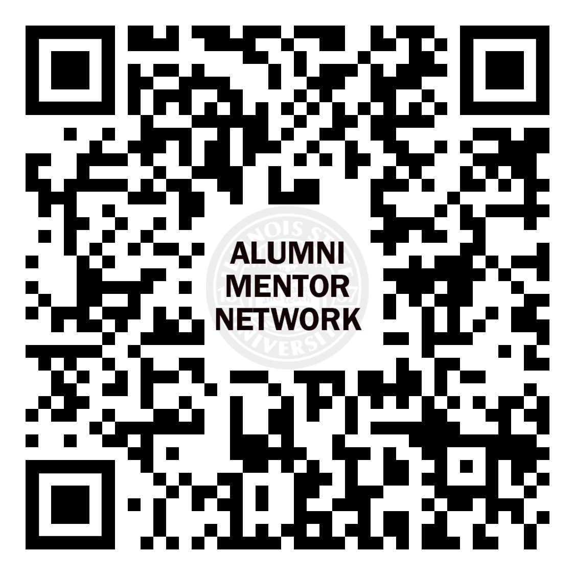 QR Code to access the ALumni Mentor Network