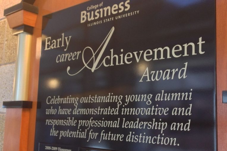 Early Career Achievement Awards Plaque