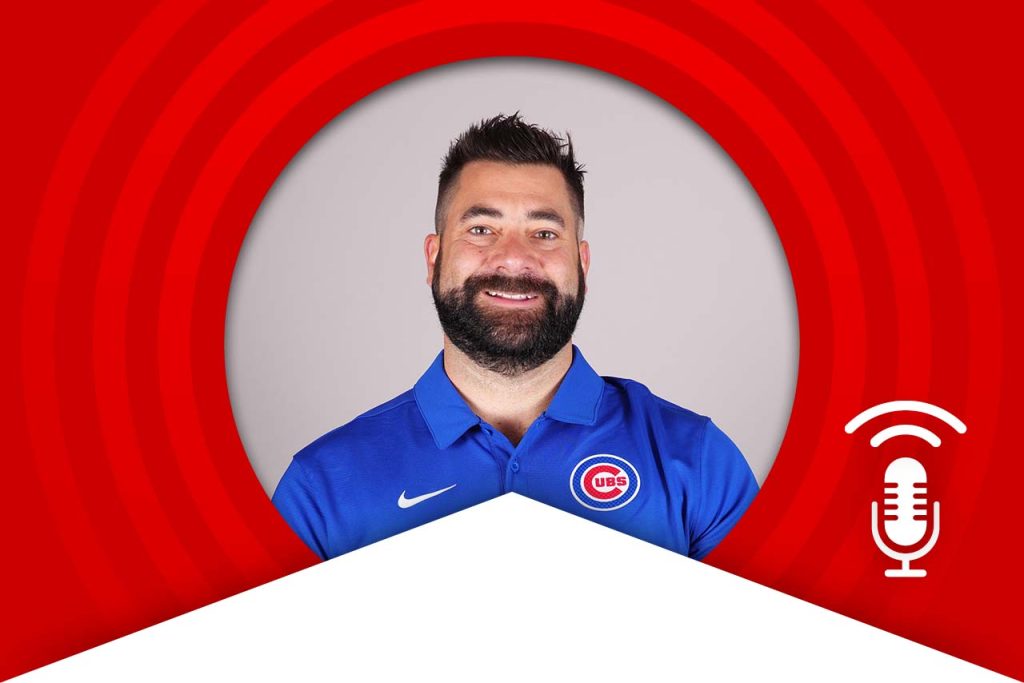 Nick Frangella, Kinesiology and Recreation alum and assistant athletic trainer for the Chicago Cubs