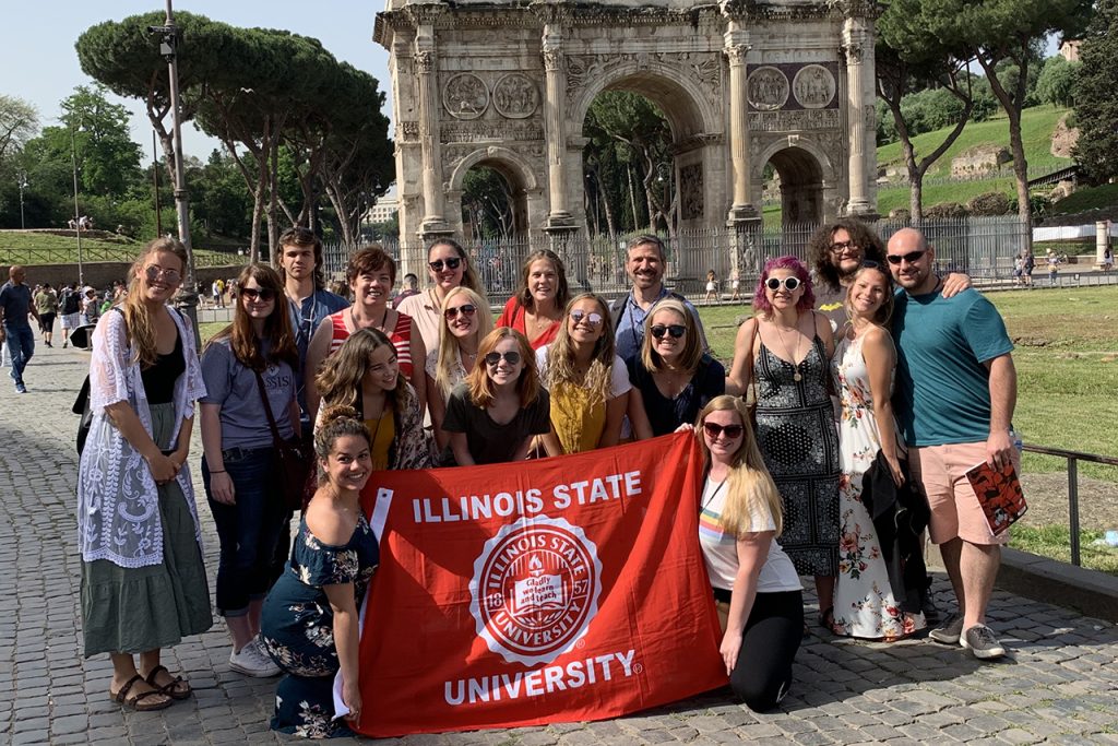 Student on the Orvieto Summer Study Abroad program trip