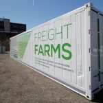 Freight Farms container at Holyoke Community College.
