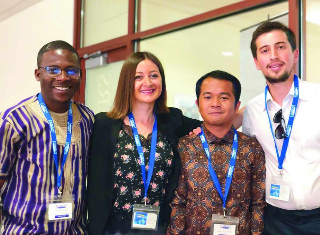 Robby Anggriawan (third from left) at the 45th annual Fulbright Conference