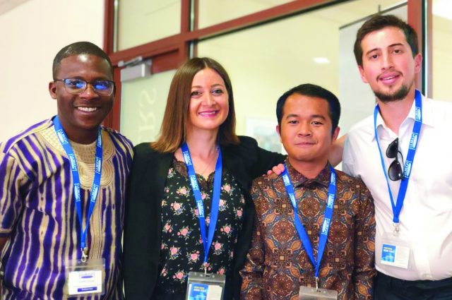 Robby Anggriawan (third from left) at the 45th annual Fulbright Conference