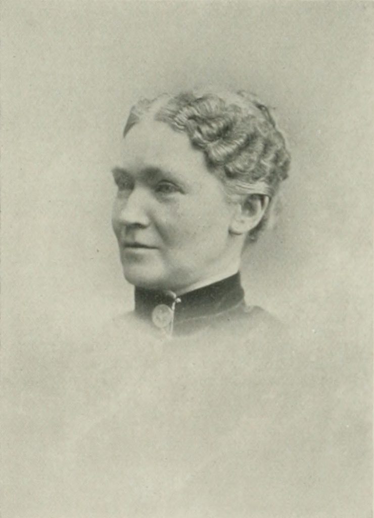 Black and white portrait of a woman