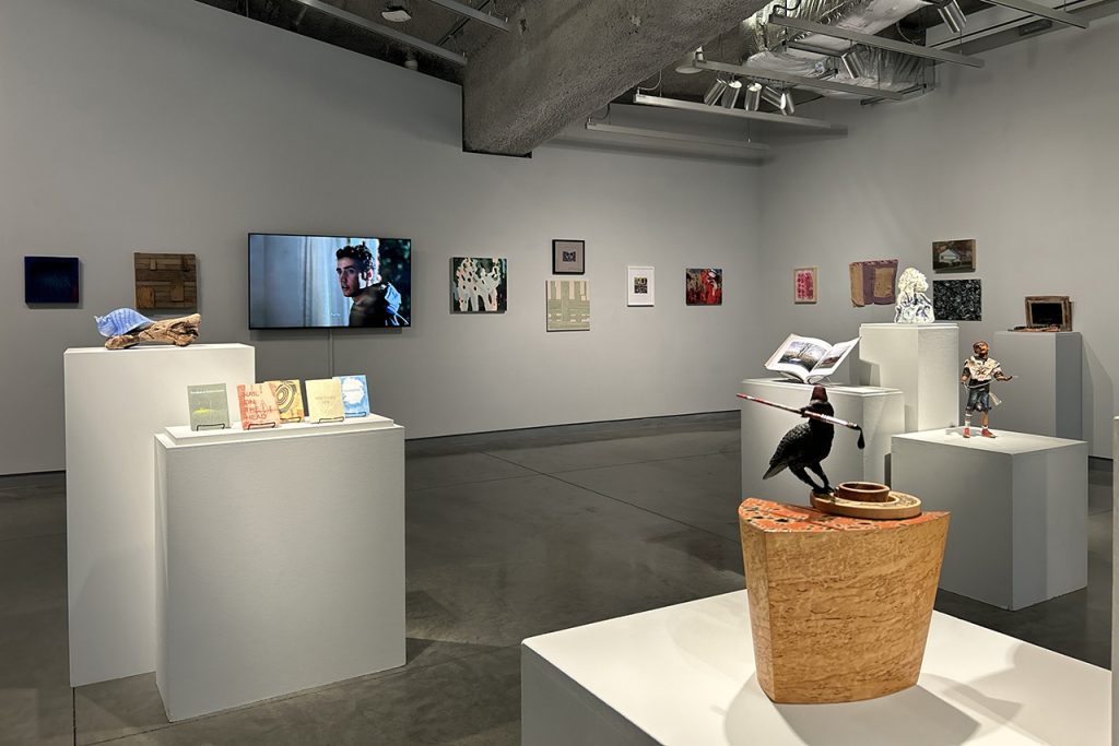 University Galleries with artwork from the 2024 Alumni Spectacular exhibition on display