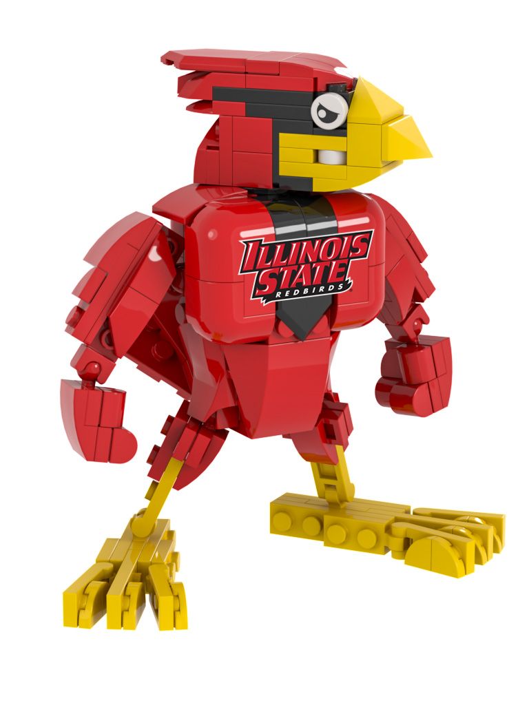 Lego-like Reggie Redbird brick set for Birds Give Back 2024.