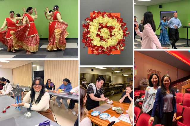 Collage of six images featuring events for Asian Heritage Week