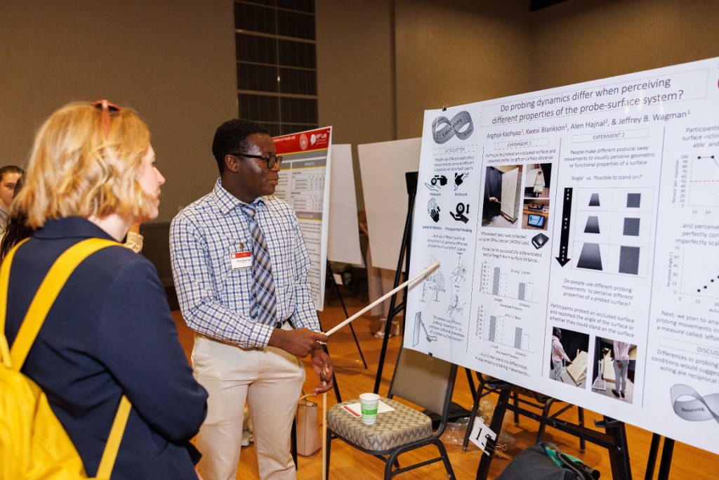Student exhibit research poster at Research Symposium