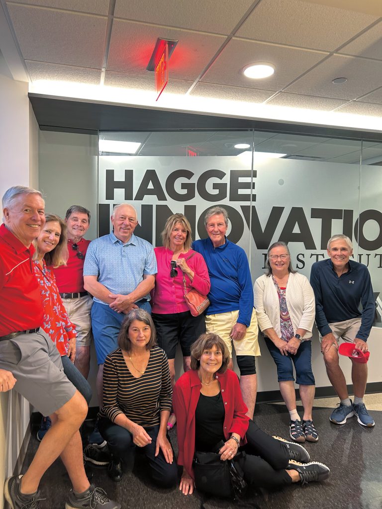 a group of people in the Hagge Innovation Institute 