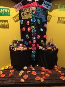 Black Lives Matter ofrenda; Day of the Dead exhibit at the National Museum of Mexican Art in Pilsen. 