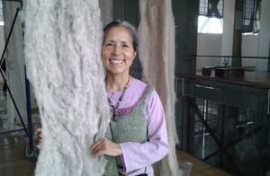 An image of Cecilia Vicuña from The Poetry Foundation.