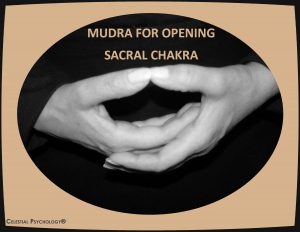 Mudra for opening sacral chakra