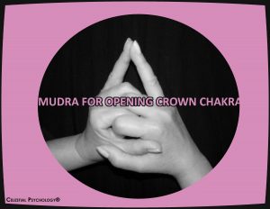 Mudra for opening crown chakra