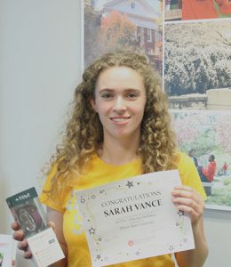 SEVEN winner Sarah Vance