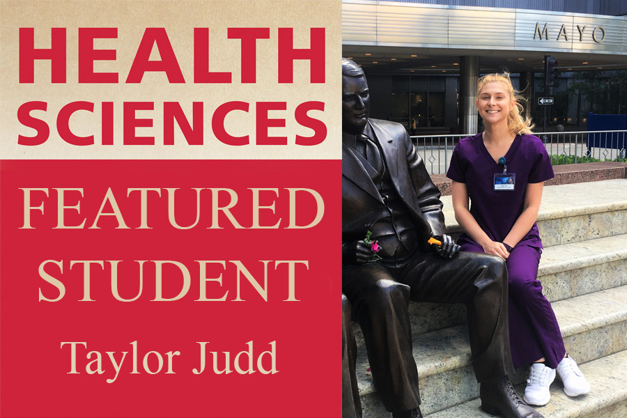 Health Sciences featured student: Taylor Judd
