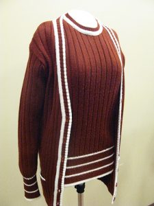 sweater and shell on a mannequin