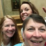 Julie Burns, Jen Friberg and Heidi Harbers from the Communication Sciences and Disorders Department exploring Paris.