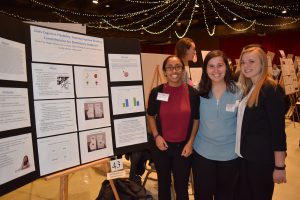 Psychology students present at the 2018 University Research Symposium.