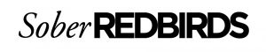 Words Sober Redbirds as a logo for the organization. 
