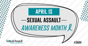 sexual assault awareness month 2018 logo