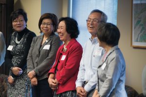 Luohu Chen; Julia Yang, M.S. ’75; Winny Lin, M.S. ’73; and Victor Hsieh, M.S. ’72.