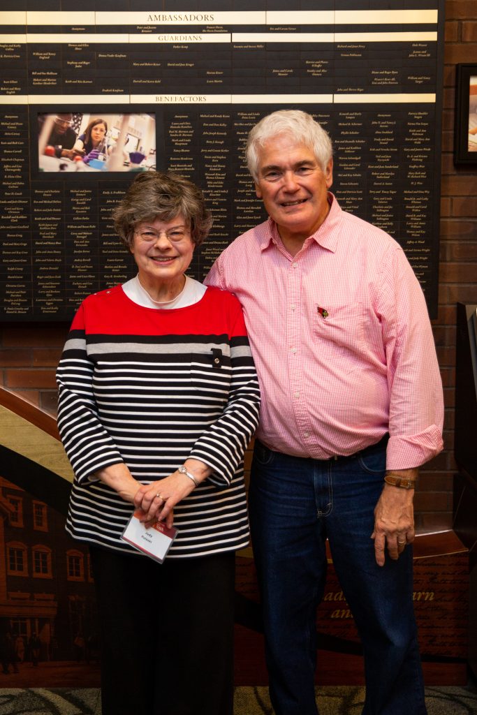 Donors Bud and Judy Pulaski
