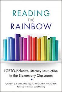 book cover for Reading the Rainbow