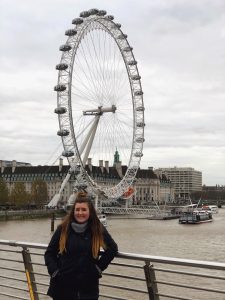 Hannah Lehmann on tour during her study abroad experience
